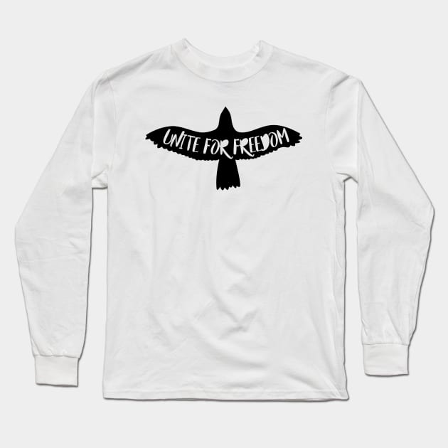 'United For Freedom' Human Trafficking Shirt Long Sleeve T-Shirt by ourwackyhome